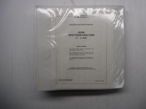 Hewlett packard 8559a - packard,